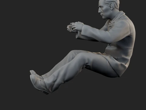 Male Spy Agent MSA1 005 3D Print Model