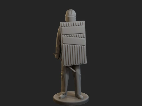 Czech communist riot police CCRP1 002 3D Print Model