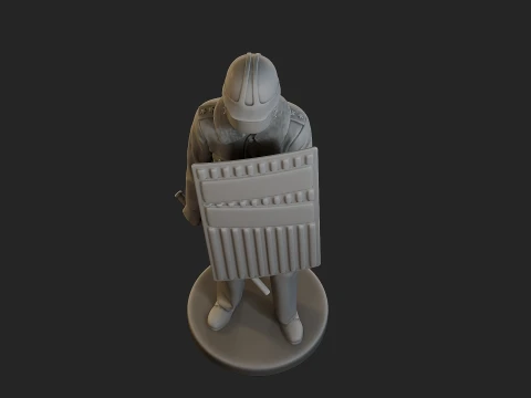 Czech communist riot police CCRP1 002 3D Print Model