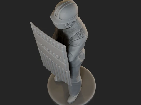 Czech communist riot police CCRP1 002 3D Print Model