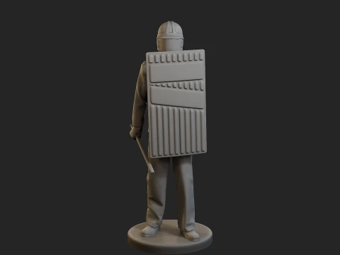 Czech communist riot police CCRP1 003 3D Print Model