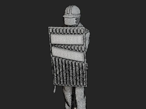 Czech communist riot police CCRP1 003 3D Print Model