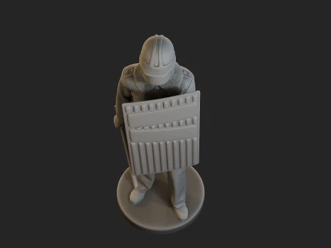 Czech communist riot police CCRP1 003 3D Print Model