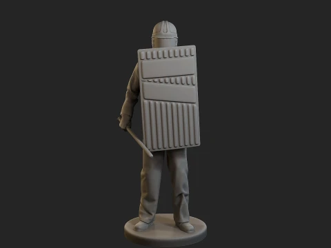 Czech communist riot police CCRP1 004 3D Print Model
