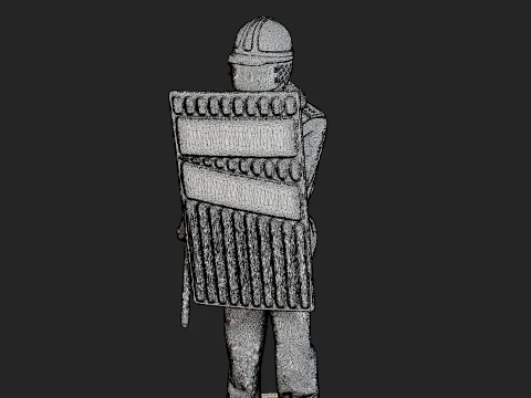 Czech communist riot police CCRP1 004 3D Print Model