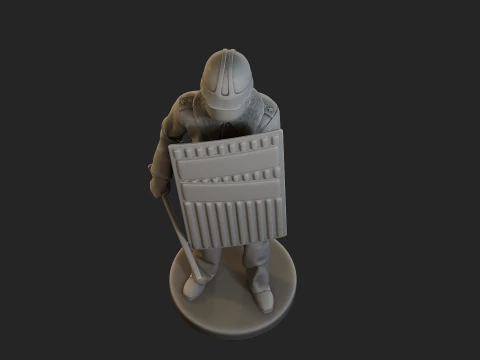 Czech communist riot police CCRP1 004 3D Print Model