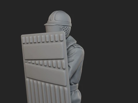 Czech communist riot police CCRP1 004 3D Print Model