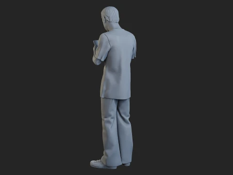 Street Boy 001 3D Print Model
