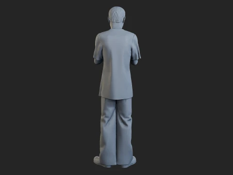 Street Boy 001 3D Print Model