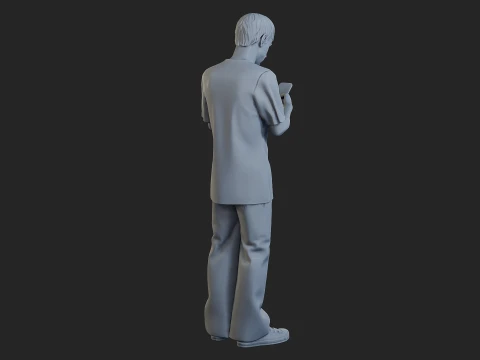 Street Boy 001 3D Print Model