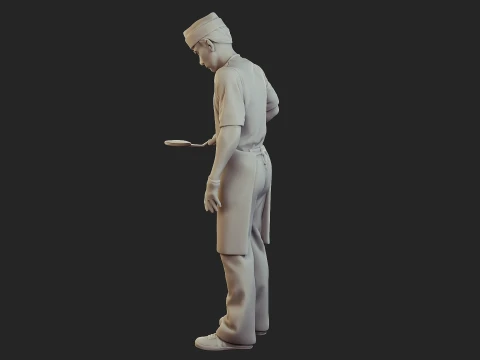 Food vendor 005 3D Print Model