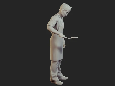 Food vendor 005 3D Print Model