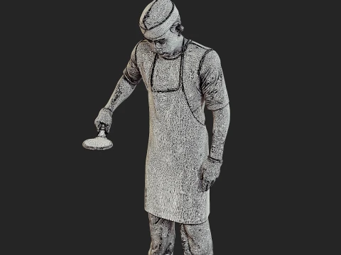 Food vendor 005 3D Print Model