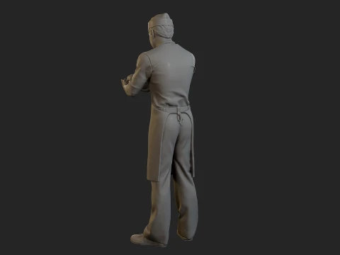 Food vendor 006 3D Print Model