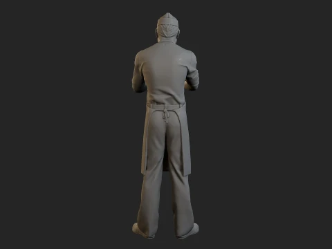 Food vendor 006 3D Print Model