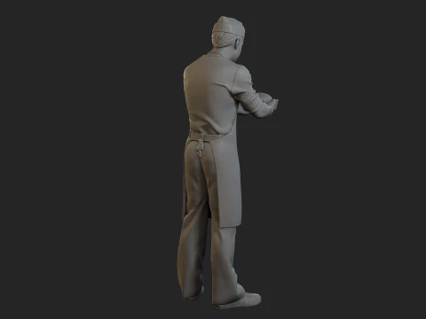 Food vendor 006 3D Print Model