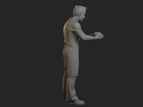 Food vendor 006 3D Print Model