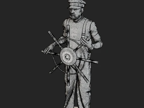 Actual Fisherman AFM1 001 3D Print Model