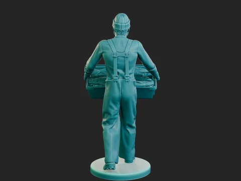 Actual Fisherman AFM1 004 3D Print Model
