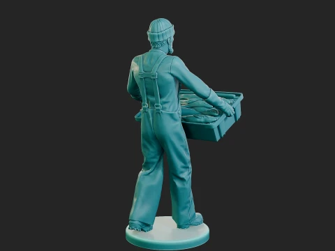 Actual Fisherman AFM1 004 3D Print Model