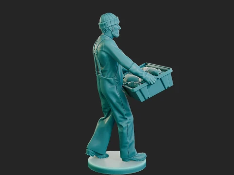 Actual Fisherman AFM1 004 3D Print Model