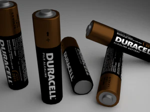 d&uuml;ş&uuml;k poli piller 3D Model