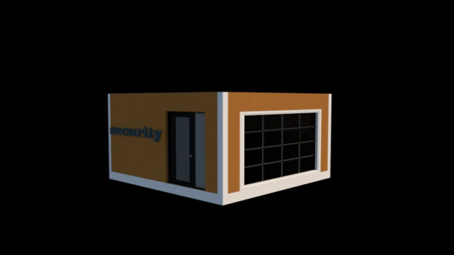 security 3D Model .c4d .max .obj .3ds .fbx .stl .blend 