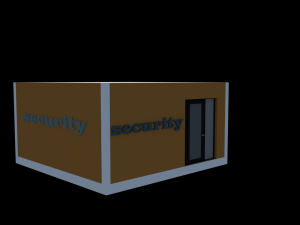 security Modello 3D