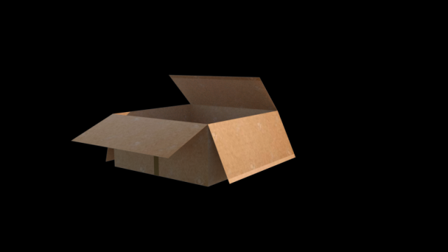 box Modelo 3D .c4d .max .obj .3ds .fbx .stl .blend 