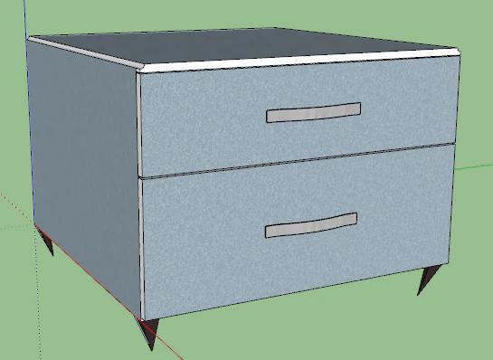 nightstand 3D Model .c4d .max .obj .3ds .fbx .stl .blend 