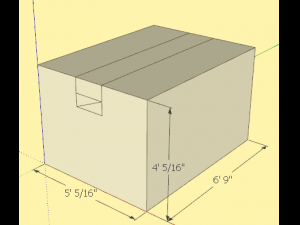 cardboard box Modello 3D