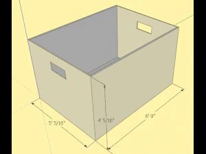 cardboard box 3D Model