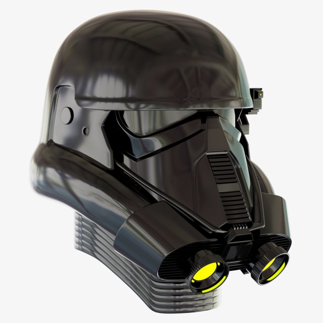 star wars death trooper helmet Modello 3D .c4d .max .obj .3ds .fbx .stl .blend 