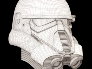 star wars death trooper helmet 3D Model
