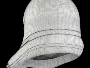 star wars flametrooper helmet 3D Model