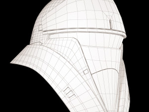 star wars tank trooper helmet 3D Model