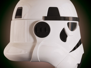 star wars stormtrooper helmet 3D Модель