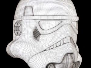 yıldız savaşları fırtına asker kaskı 3D Model
