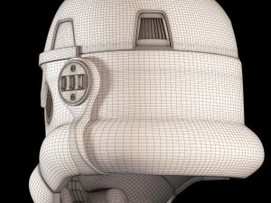 yıldız savaşları fırtına asker kaskı 3D Model