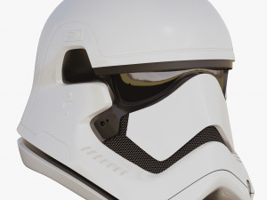 star wars first order stormtrooper helmet 3D Model