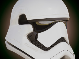 star wars first order stormtrooper helmet 3D 모델