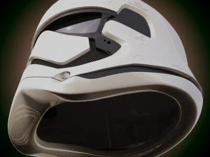 Casco da Stormtrooper del Primo Ordine di Star Wars Modello 3D