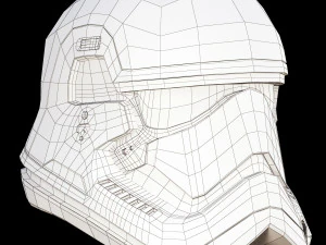 Casco da Stormtrooper del Primo Ordine di Star Wars Modello 3D