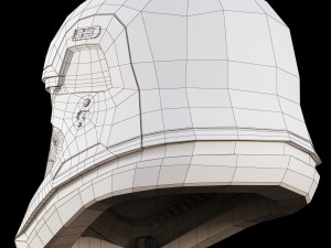 star wars first order stormtrooper helmet 3D 모델