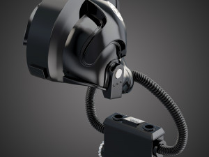 star wars imperial tie pilot helmet 3D Model