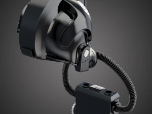 star wars imperial tie pilot helmet 3D Model