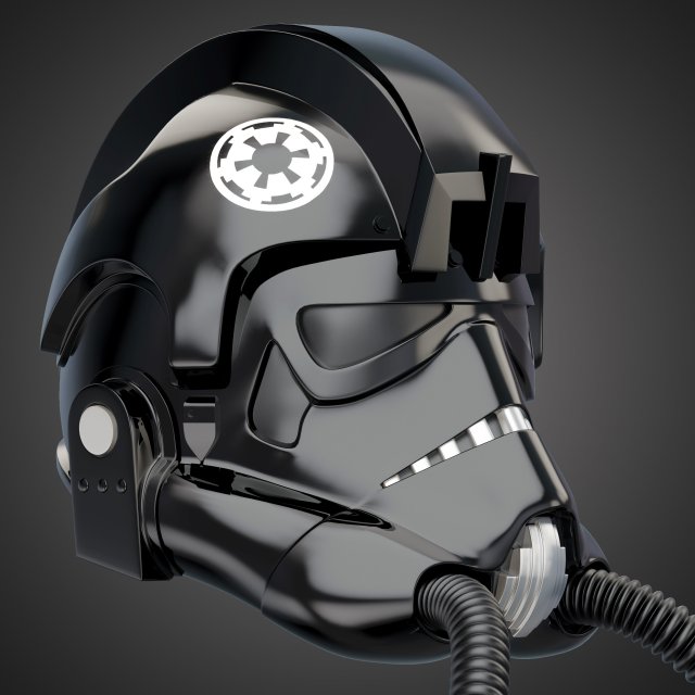 Tie fighter pilot best sale helmet 3d print