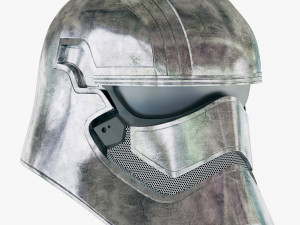 star wars first order captain phasma helmet 3D Model