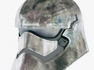 star wars first order captain phasma helmet 3D-Modell