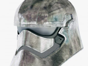 star wars first order captain phasma helmet 3D Model